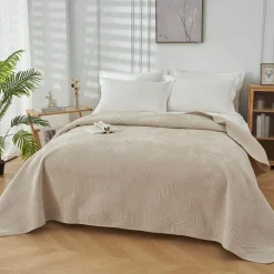 Koce I Narzuty|inny Narzuta na łóżko kremowa HYPNOSE 220x200 cm