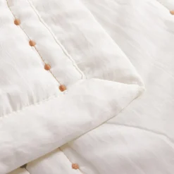 inny Narzuta na łóżko kremowa VANILLA DOTS 200x220 cm