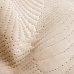 Koce I Narzuty|inny Narzuta na łóżko pikowana beżowa FERN 180x200 cm