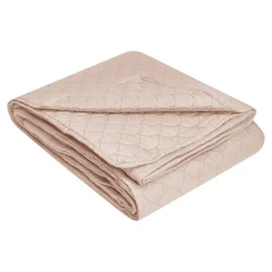 Koce I Narzuty| Narzuta na łóżko różowa NICEA 220x240 cm