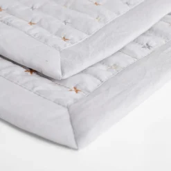 inny Narzuta na łóżko szara VANILLA CROSS 180x200 cm