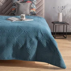 inny Narzuta niebieska MATTO 180x200 cm