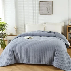 Koce I Narzuty|inny Narzuta szara CASSIEN 220x200 cm