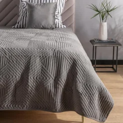 inny Narzuta szara MATTO 180x200 cm