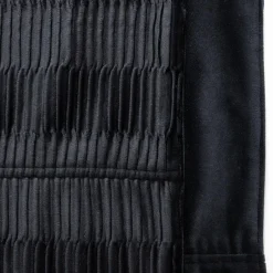 inny Narzuta welurowa czarna FALTEN 220x200 cm