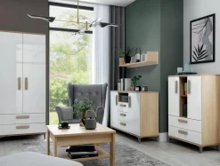 Regały Dla Dzieci|Szafki|Furni Home Niski regał z wnękami KUBO