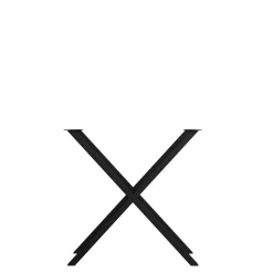 Stoły|FORTE Nogi metalowe typu X do stołu MODUL