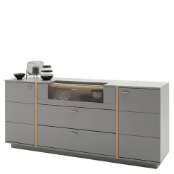 Nowoczesna komoda z szufladami i szybą SEVILLA