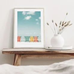 Obrazy I Dekoracje Ścienne|inny Obraz BEACH CHAIRS 50x70 cm