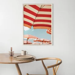 Obrazy I Dekoracje Ścienne|inny Obraz BEACH UMBRELLAS 50x70 cm