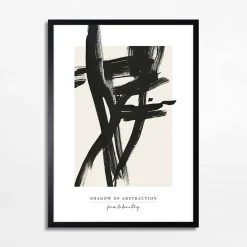 Obrazy I Dekoracje Ścienne|inny Obraz BLACK ABSTRACT I 50x70 cm