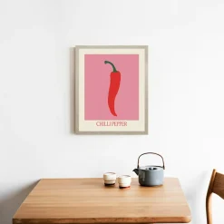 Obrazy I Dekoracje Ścienne|inny Obraz do kuchni CHILI PEPPER 40x50 cm
