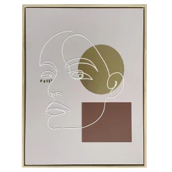 Obraz do salonu twarz NATURAL 30,2x40,2 cm