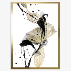 Obrazy I Dekoracje Ścienne|inny Obraz LINE FLOWERS II 50x70 cm