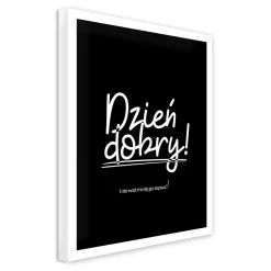 Obraz MODERNPIK2 DZIEŃ DOBRY 30x40 cm