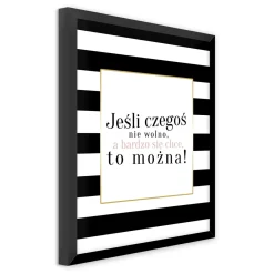 Obraz MODERNPIK2 NIE WOLNO 30x40 cm