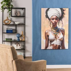inny Obraz na płótnie AFRYKA KOBIETA I 80x120 cm