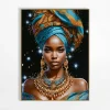 inny Obraz na płótnie kolorowy AFRYKA KOBIETA I 62x82 cm