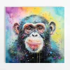 Obrazy I Dekoracje Ścienne|inny Obraz na płótnie kolorowy MAŁPA 60x60 cm