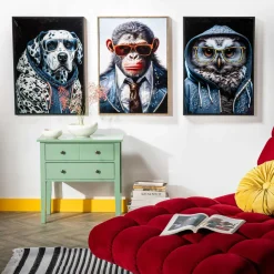 inny Obraz na płótnie MAŁPA 52,5x72,5 cm