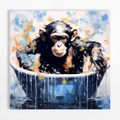 Obrazy I Dekoracje Ścienne|inny Obraz na płótnie MAŁPA 60x60 cm