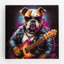 Dzieci inny Obraz na płótnie PIES III 28x28 cm