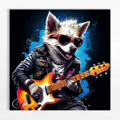 Dzieci inny Obraz na płótnie PIES IV 28x28 cm