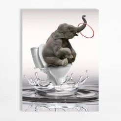 Obrazy I Dekoracje Ścienne|inny Obraz na płótnie SŁOŃ I 30x40 cm