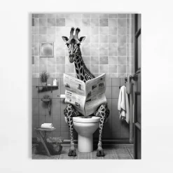 Obrazy I Dekoracje Ścienne|inny Obraz na płótnie ŻYRAFA 30x40 cm