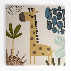 Dekoracje|Obrazy I Dekoracje Ścienne|inny Obraz na płótnie ŻYRAFA 28x28 cm