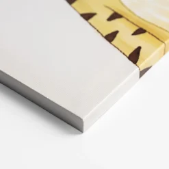 Dzieci inny Obraz na płótnie z grafiką TYGRYS 28x28 cm