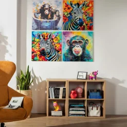 inny Obraz na płótnie ZEBRA II 60x60 cm