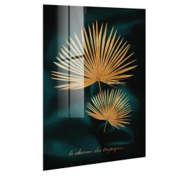 Obrazy I Dekoracje Ścienne| Obraz na szkle GLASSPIK TROPIQUES 50x70 cm