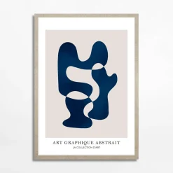 Obrazy I Dekoracje Ścienne|inny Obraz nowoczesny ABSTRACT COBALT 50x70 cm