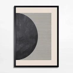 Obrazy I Dekoracje Ścienne|inny Obraz nowoczesny HALF CIRCLE II 50x70 cm