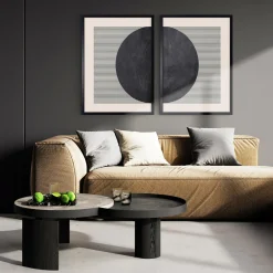 Obrazy I Dekoracje Ścienne|inny Obraz nowoczesny HALF CIRCLE II 50x70 cm