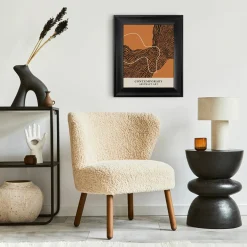 Obrazy I Dekoracje Ścienne|inny Obraz ORANGE ABSTRACT ART 40x50 cm