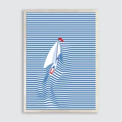 Obrazy I Dekoracje Ścienne|inny Obraz SAILBOAT 50x70 cm