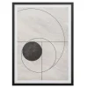 Obrazy I Dekoracje Ścienne| Obraz w czarnej ramie ABSTRACT III 50x70 cm
