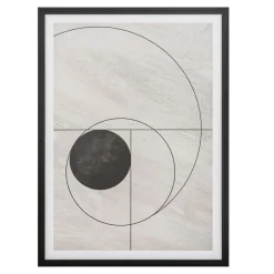 Obrazy I Dekoracje Ścienne| Obraz w czarnej ramie ABSTRACT III 50x70 cm