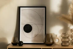 Obrazy I Dekoracje Ścienne| Obraz w czarnej ramie ABSTRACT III 50x70 cm