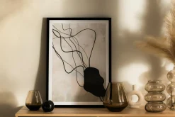 Obrazy I Dekoracje Ścienne| Obraz w czarnej ramie ABSTRACT I 50x70 cm