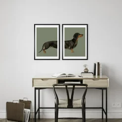 inny Obraz w czarnej ramie DASCHUND I 50x70 cm