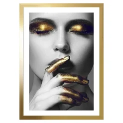 Obrazy I Dekoracje Ścienne| Obraz w złotej ramie WOMEN IN GOLD II 50x70 cm