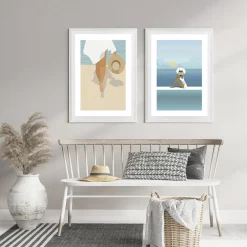 Obrazy I Dekoracje Ścienne|inny Obraz WOMAN AND OCEAN II 50x70 cm