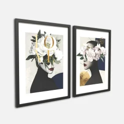 Obrazy I Dekoracje Ścienne|inny Obrazy na ścianę WALL DARLING, 2 szt. 30x40 cm