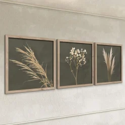 Obrazy I Dekoracje Ścienne|inny Obrazy na ścianę WALL PAMPAS 30x30 cm