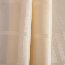 inny Obrus żakardowy w kratę kremowy CASCADE 110x160 cm