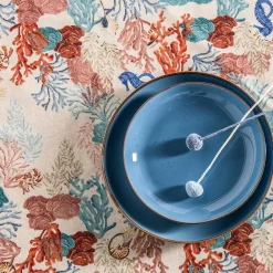 inny Obrus bawełniany okrągły MARINE 140 cm