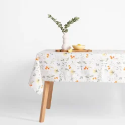 inny Obrus biały w polne kwiaty GARDENA 110x160 cm